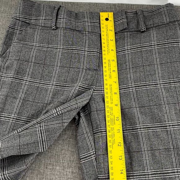 Speechless Plaid Pants Flare Gray Junior 9 Low Rise Office, School, Business Wea - Picture 8 of 14